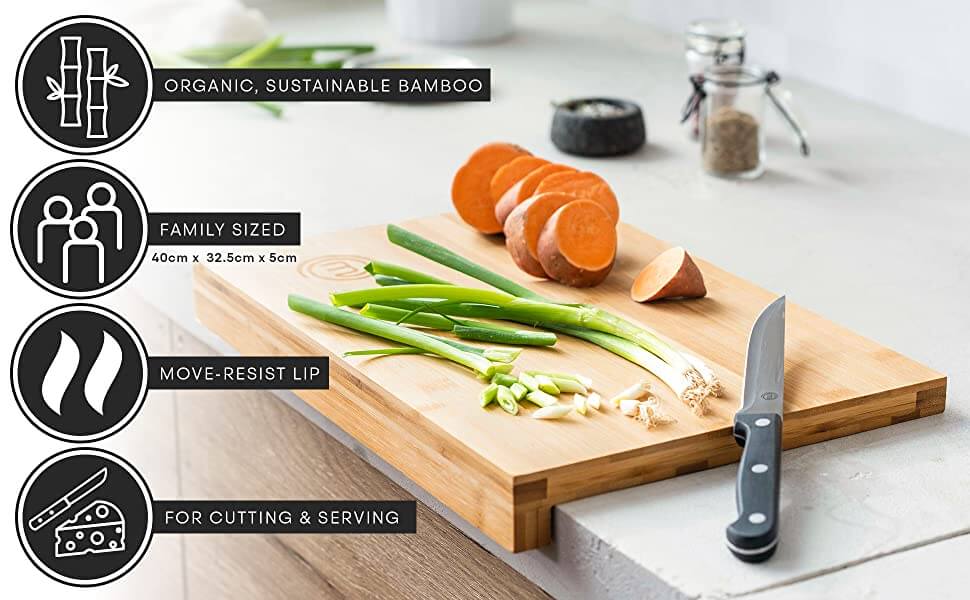Official MasterChef Countertop Chopping Board - Natural Kitchenware UK