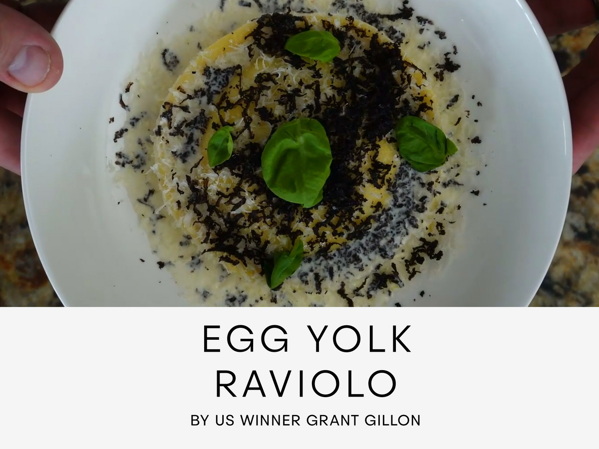 GRANT GILLON EGG YOLK RAVIOLO