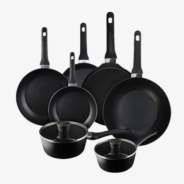 UK MASTERCHEF COOKWARE SET 7PCS PAN SETS ESSENTIAL KITCHENWARE