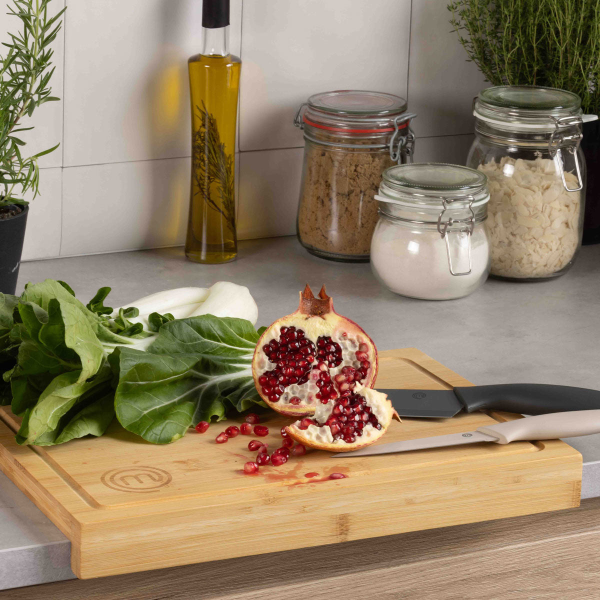 Official MasterChef Countertop Chopping Board - Natural Kitchenware UK