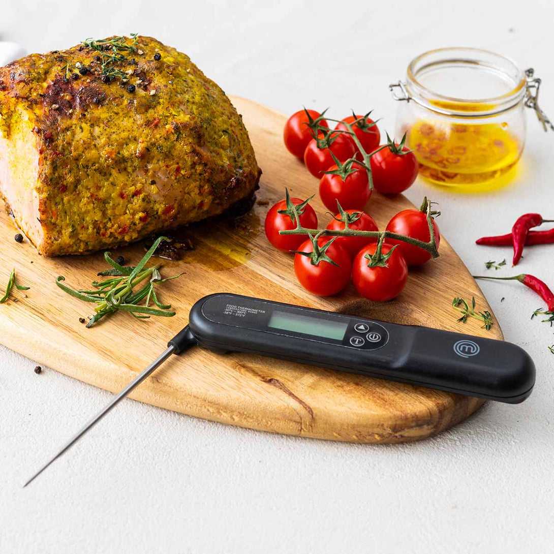Themometer Cooking UK MasterChef Food Thermometer - Essential Black Kitchenware