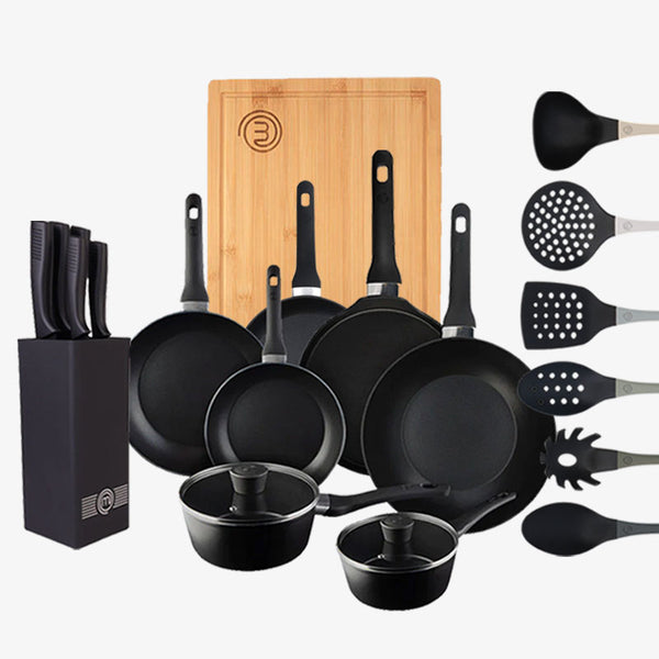 UK MASTERCHEF KITCHENWARE SET KITCHEN SETS ESSENTIAL KITCHENWARE