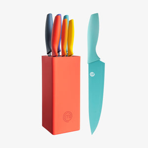 KNIVES & BLOCK 5PCS