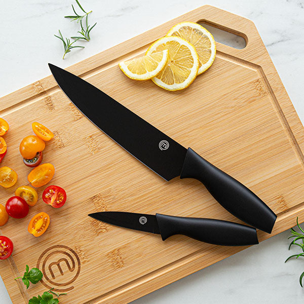 UK MASTERCHEF KNIVES & BLOCK OFFER KNIFE BLOCKS ESSENTIAL KITCHENWARE