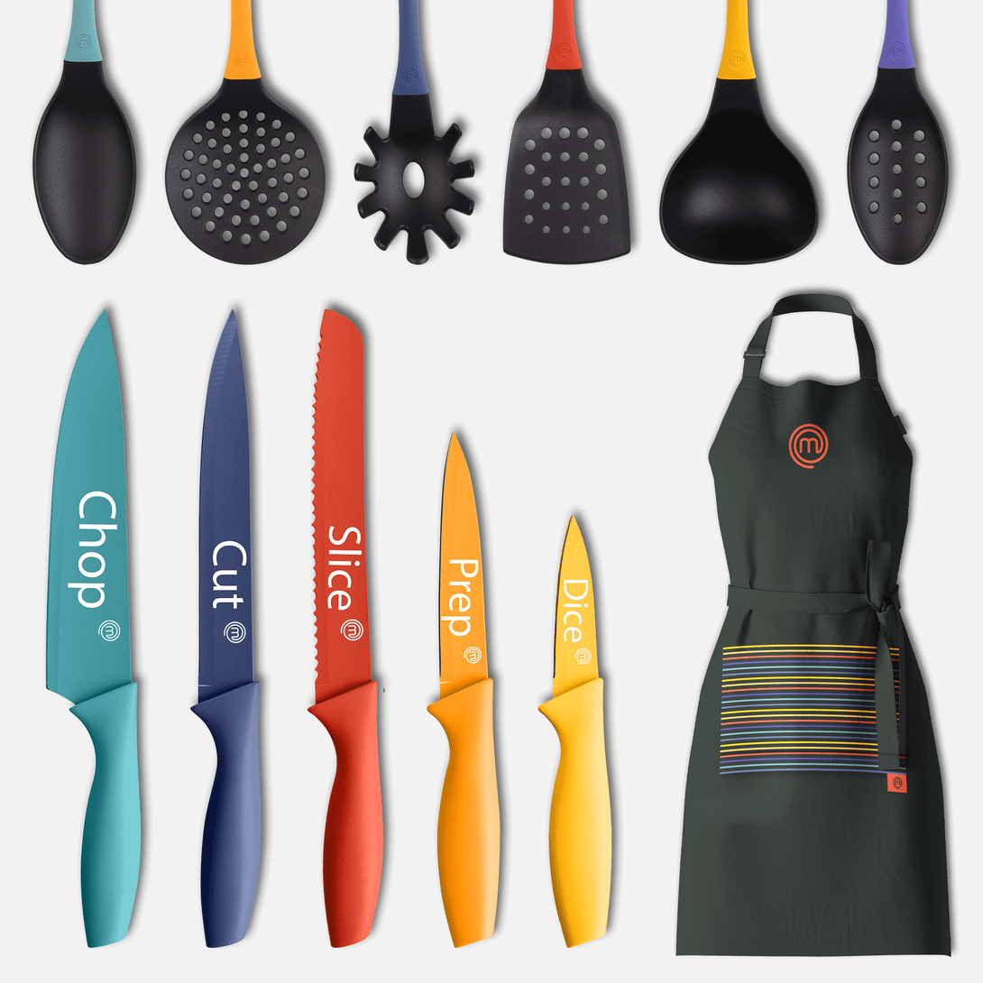 UK MASTERCHEF 'LOOK LIKE A PRO' GIFT SET KITCHEN SETS VIVID KITCHENWARE