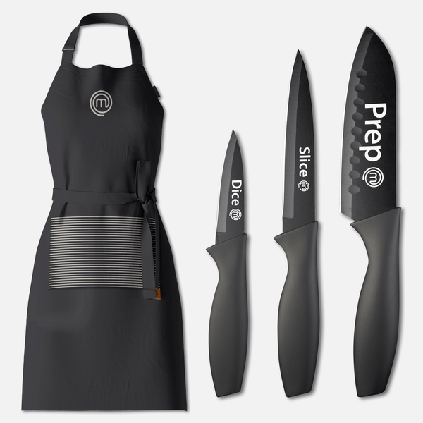 UK MASTERCHEF 'LOOK LIKE A PRO' GIFT SET TEXTILE SETS ESSENTIAL KITCHENWARE