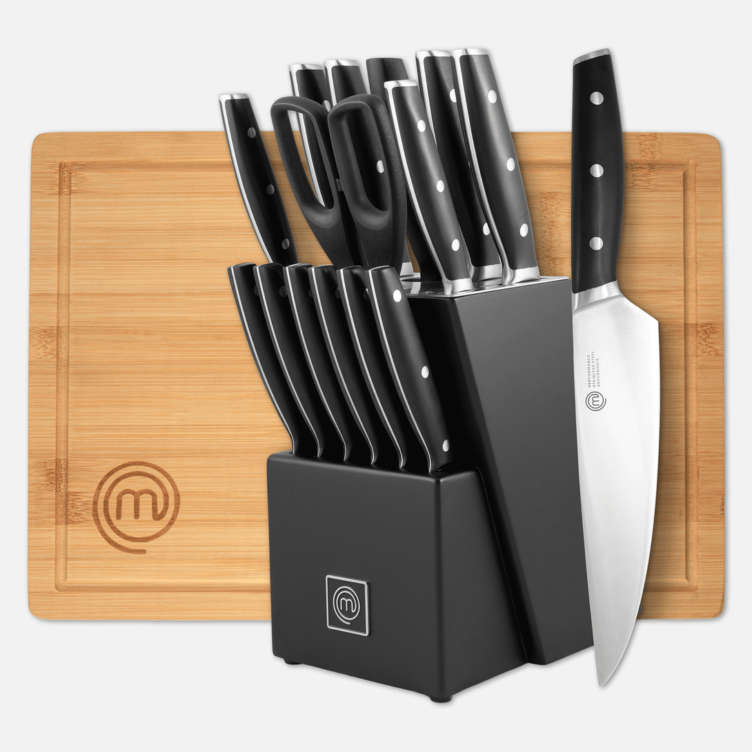 UK MASTERCHEF SHOW KNIFE BLOCK OFFER KNIFE BLOCKS PERFORMANCE KITCHENWARE