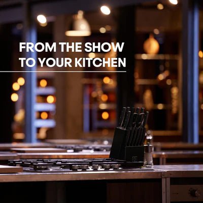 UK MASTERCHEF SHOW KNIVES & BLOCK OFFER KNIFE BLOCKS PERFORMANCE KITCHENWARE