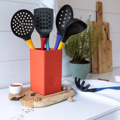 UK MASTERCHEF UTENSIL & HOLDER SET UTENSILS VIVID KITCHENWARE